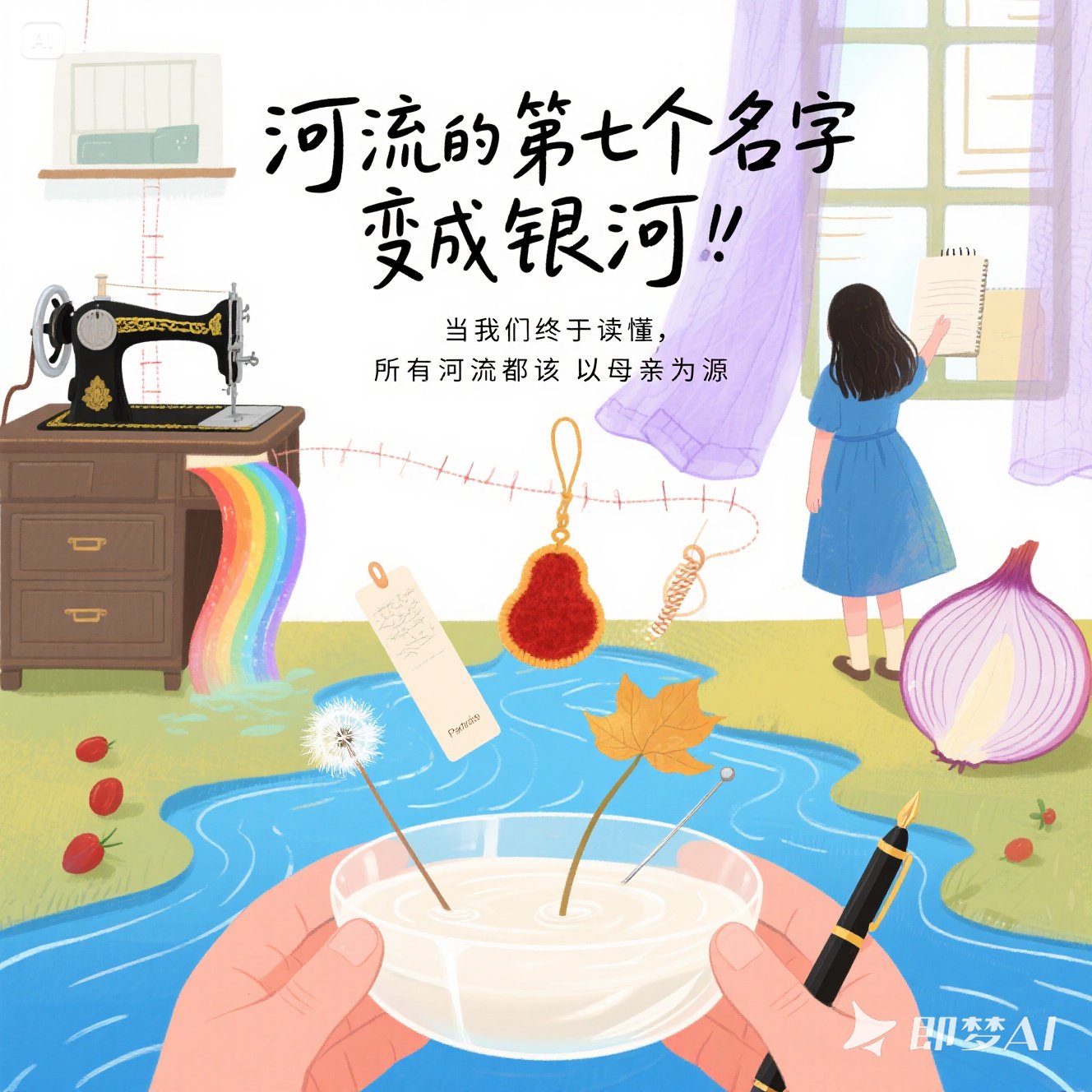 jimeng-2025-05-11-847-「河流的第七个名字」母亲节视觉设计提案核心意象分层构图前景.jpeg jimeng-2025-05-11-847-「河流的第七个名字」母亲节视觉设计提案核心意象分层构图前景.jpeg